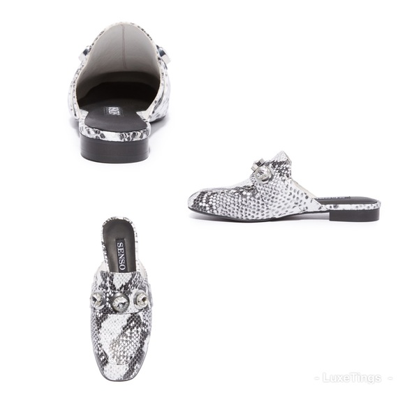 🆕{SENSO}RioII Snake Emboss Diamond Mule - Picture 5 of 10